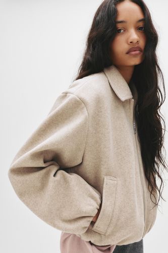 Veste Bomber En Drap De Laine - Pull&Bear - Modalova