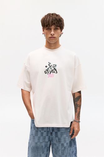 T-Shirt Rose Bráulio Amado - Pull&Bear - Modalova