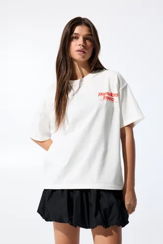 T-Shirt Imprimé Tomates - Pull&Bear - Modalova