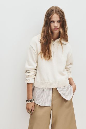 Pull Col Zippé - Pull&Bear - Modalova