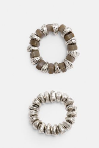 Lot De 2 Bracelets Combinés - Pull&Bear - Modalova
