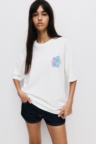 T-Shirt Fleur D’hibiscus - Pull&Bear - Modalova
