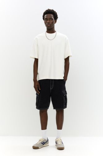 Bermuda En Jean Cargo - Pull&Bear - Modalova