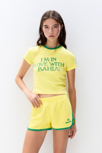 T-Shirt Jaune Bahía Brésil - Pull&Bear - Modalova