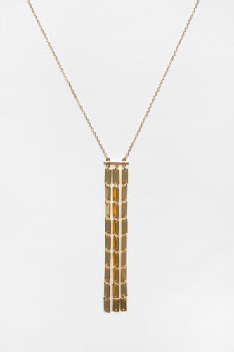 Collier Long Métallisé - Pull&Bear - Modalova