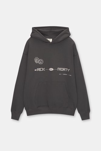 Sweat À Capuche Rick Et Morty - Pull&Bear - Modalova