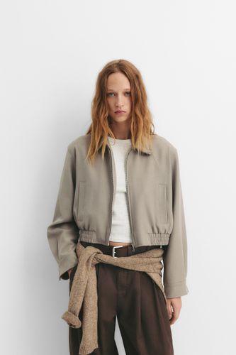 Veste Tailoring Courte - Pull&Bear - Modalova