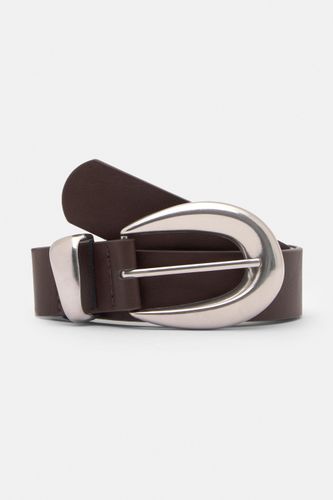 Ceinture En Similicuir À Boucle - Pull&Bear - Modalova