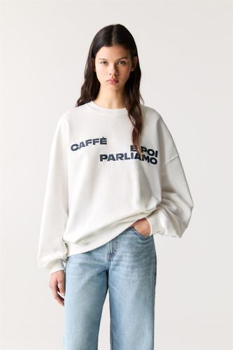 Sweat Bialetti Caffe E Poi Parliamo - Pull&Bear - Modalova