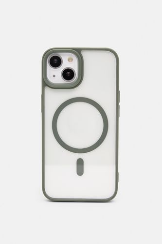 Coque Iphone Transparente Verte - Pull&Bear - Modalova