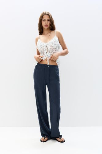 Pantalon Fluide Lin - Pull&Bear - Modalova