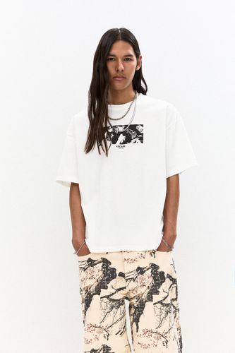 T-Shirt Blanc Arcane - Pull&Bear - Modalova