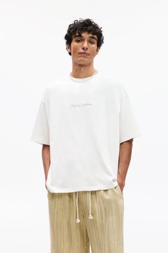 T-Shirt Brodé Temple Of Greatness - Pull&Bear - Modalova