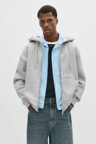 Sweat Basique À Capuche Zippé - Pull&Bear - Modalova