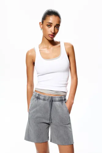 Bermuda De Survêtement Wide Leg - Pull&Bear - Modalova