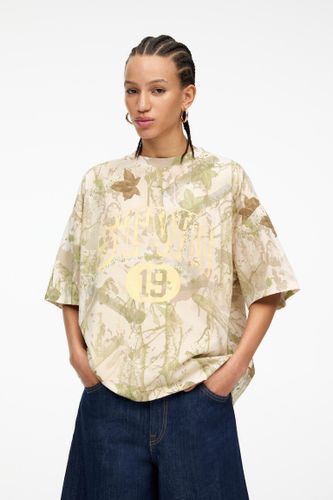 T-Shirt Stwd Imprimé Feuilles - Pull&Bear - Modalova