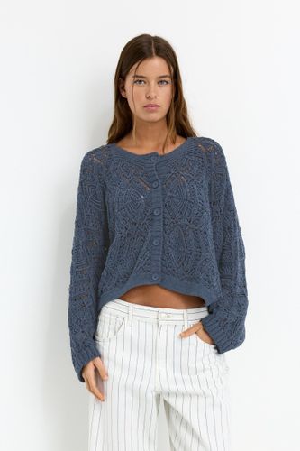 Cardigan Crochet Oversize - Pull&Bear - Modalova