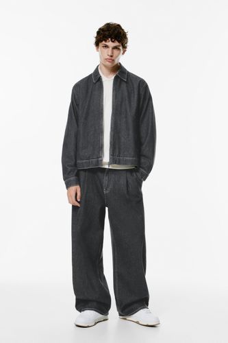 Jean Wide Leg À Pinces - Pull&Bear - Modalova