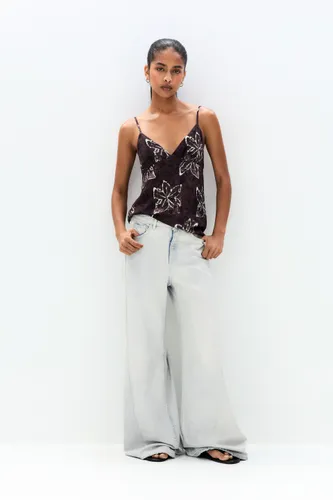 Jeans Wide Leg Taille Basse - Pull&Bear - Modalova