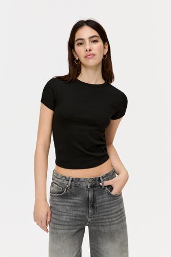 T-Shirt Basique Moulant - Pull&Bear - Modalova