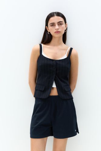 Bermuda De Survêtement À Rayures Latérales - Pull&Bear - Modalova