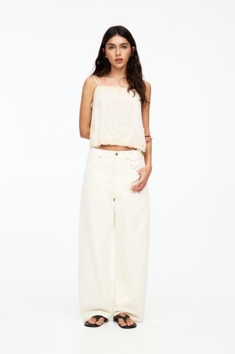 Jean Barrel Taille Moyenne - Pull&Bear - Modalova