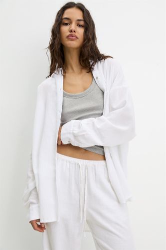 Chemise Rustique Oversize - Pull&Bear - Modalova