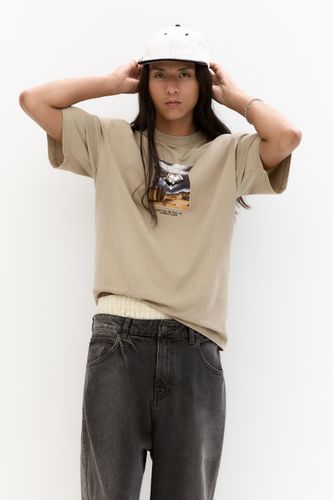 T-Shirt Motif Cactus - Pull&Bear - Modalova