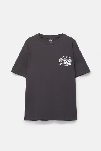 T-Shirt Motif Aurum Crestlines - Pull&Bear - Modalova