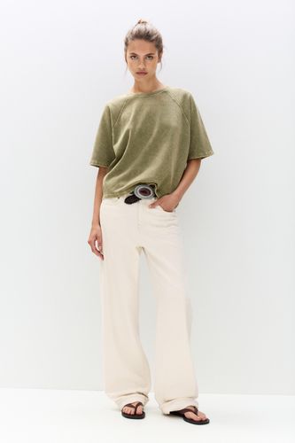 Jean Baggy Droit À Revers - Pull&Bear - Modalova