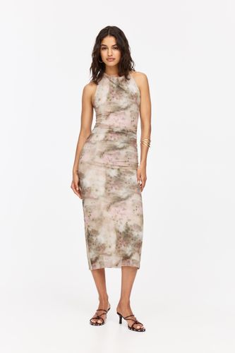Robe Midi Imprimée - Pull&Bear - Modalova