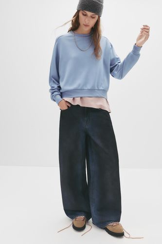 Sweat Uni Col Rond - Pull&Bear - Modalova
