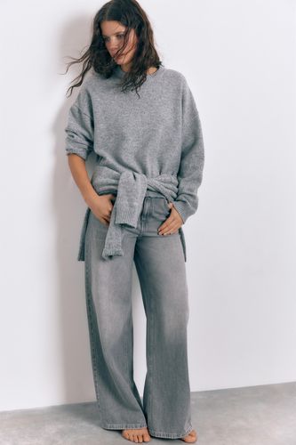 Pull Basique En Maille - Pull&Bear - Modalova