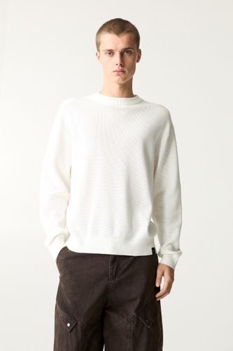 Pull En Maille Gaufrée - Pull&Bear - Modalova