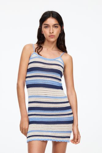 Robe Crochet Rayures - Pull&Bear - Modalova