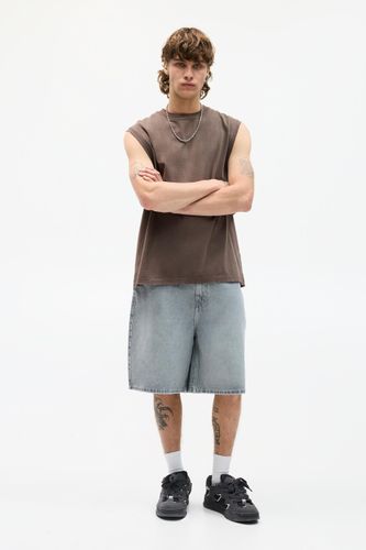 Bermuda En Jean Baggy Loose - Pull&Bear - Modalova