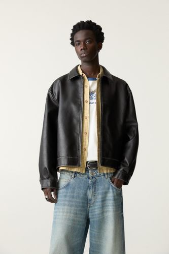 Veste En Similicuir - Pull&Bear - Modalova