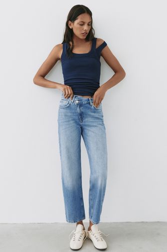 Jeans Droits Taille Croisée - Pull&Bear - Modalova