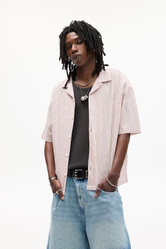 Chemise À Manches Courtes Gaufrée - Pull&Bear - Modalova