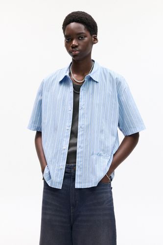 Chemise Manches Courtes Rayures Stwd - Pull&Bear - Modalova