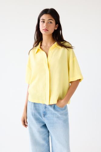 Chemise Manches Courtes Rustique - Pull&Bear - Modalova