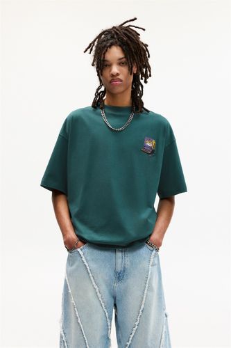 T-Shirt Broderie Stwd - Pull&Bear - Modalova