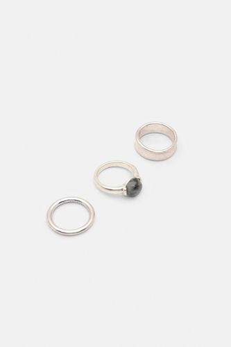 Lot De 3 Bagues - Pull&Bear - Modalova