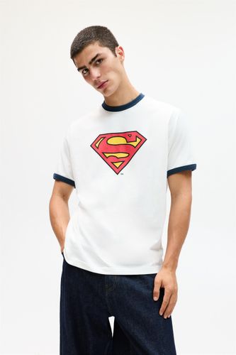 T-Shirt Superman - Pull&Bear - Modalova