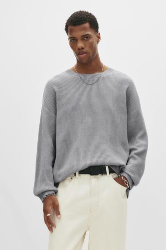 Pull En Maille Gaufrée - Pull&Bear - Modalova