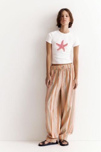 T-Shirt Étoile De Mer Strass - Pull&Bear - Modalova