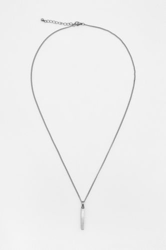 Collier Rectangle En Acier - Pull&Bear - Modalova