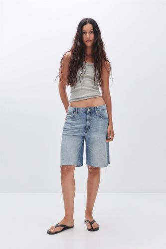 Bermuda En Jean À Brillants - Pull&Bear - Modalova