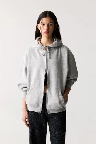 Sweat Oversize Avec Capuche Et Fermeture Éclair - Pull&Bear - Modalova