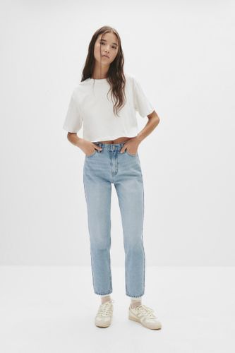Jean Mom Fit Taille Haute - Pull&Bear - Modalova